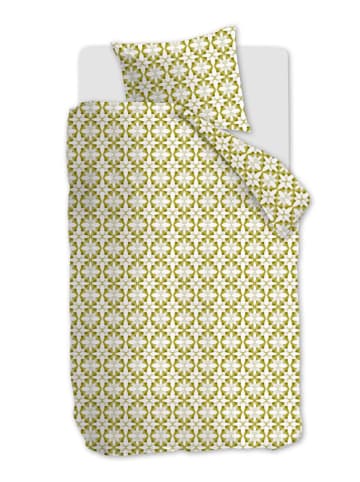 Beddinghouse Komplet pościeli flanelowej "Mea" w kolorze zielonym