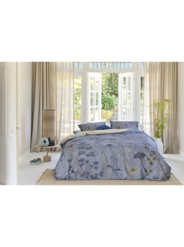 Beddinghouse Satin-Bettwäsche-Set ''Nala'' in Hellblau/ Beige