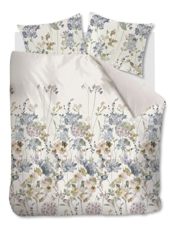 ariadne Bettwäsche-Set ''Hortensia'' in Creme/ Hellblau