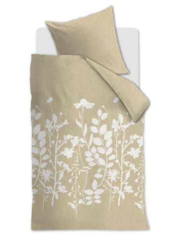Beddinghouse Bettwäsche-Set "Plant" in Gelb/ Weiß