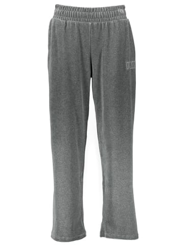 Puma Sweathose "Essentials Plus Velour" in Grau