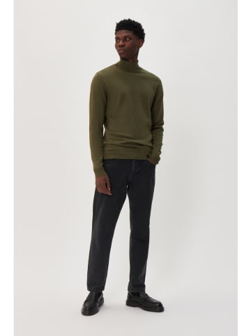 Matinique Rollkragenpullover in Khaki