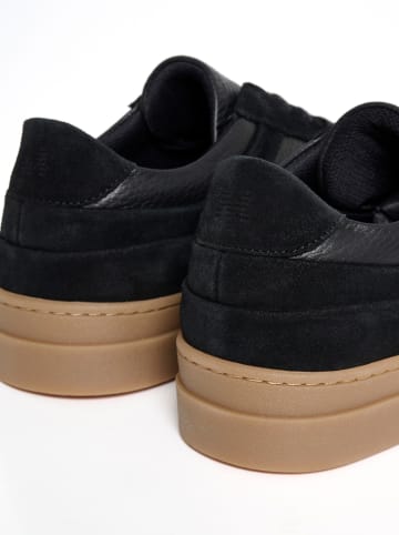 Matinique Leder-Sneakers in Schwarz