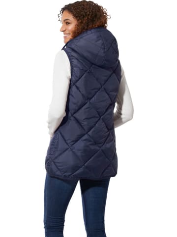 WITT WEIDEN Doorgestikte bodywarmer donkerblauw