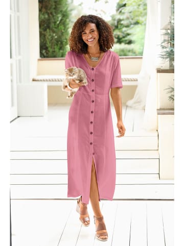 WITT WEIDEN Linnen jurk lichtroze