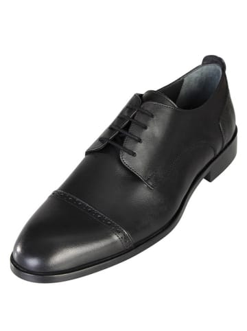 G.O.L.® FINEST COLLECTION Leder-Schnürschuhe in Schwarz