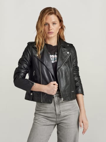 G-Star Leren jas zwart