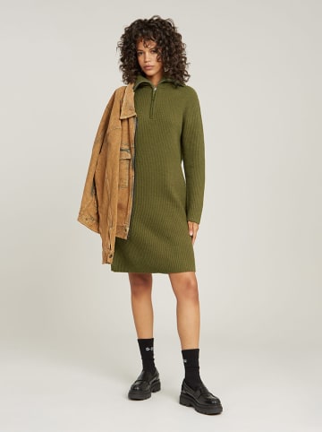 G-Star Sukienka dzianinowa w kolorze khaki