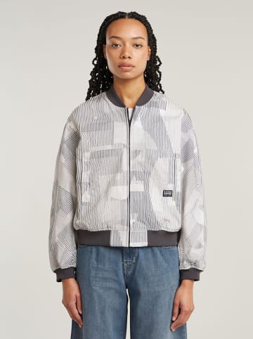 G-Star Blouson in Schwarz/ Weiß