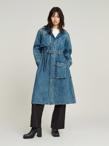 G-Star Spijkertrenchcoat blauw