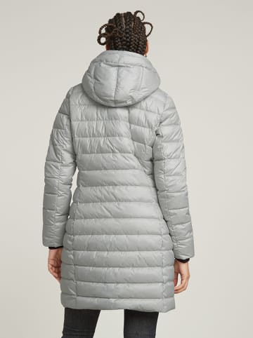 G-Star Doorgestikte mantel grijs