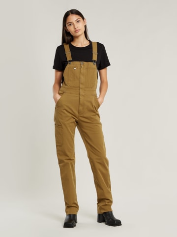 G-Star Jeans-Latzhose in Khaki