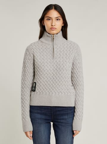 G-Star Sweter w kolorze szarym
