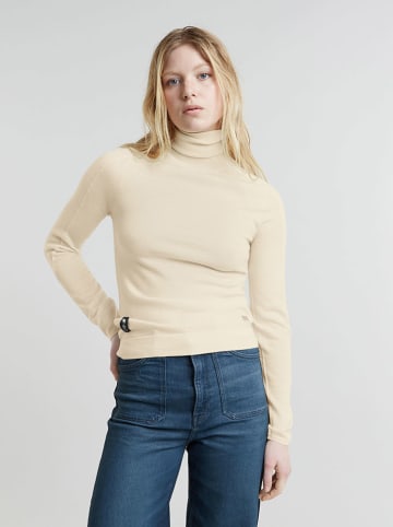 G-Star Rollkragenpullover in Creme