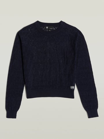 G-Star Sweter w kolorze granatowym
