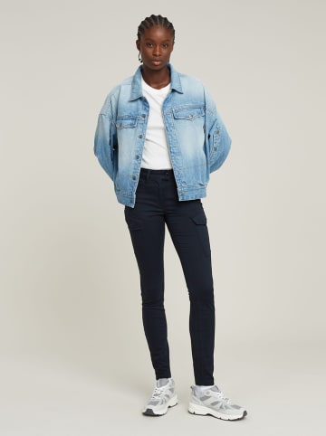 G-Star Bojówki w kolorze granatowym