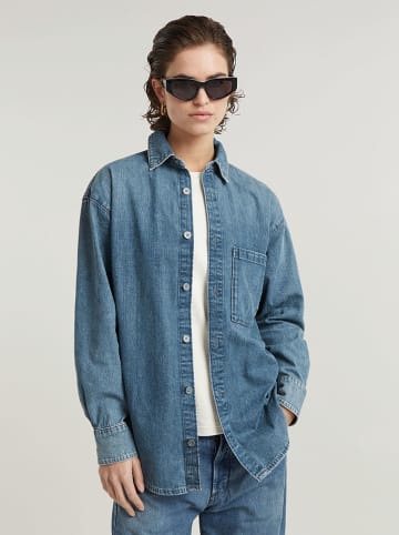 G-Star Jeans-Hemdjacke in Blau