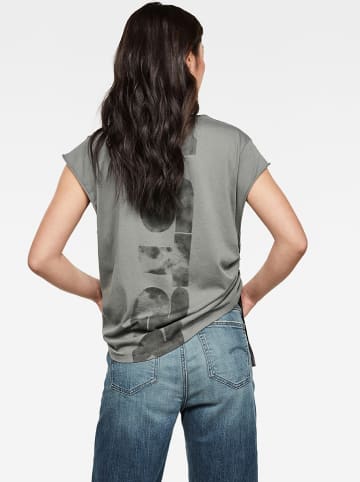 G-Star Shirt "Gsraw Knotted" grijsgroen