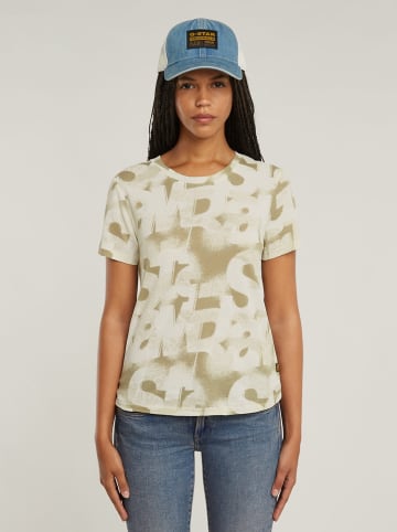 G-Star Shirt in Khaki/ Creme