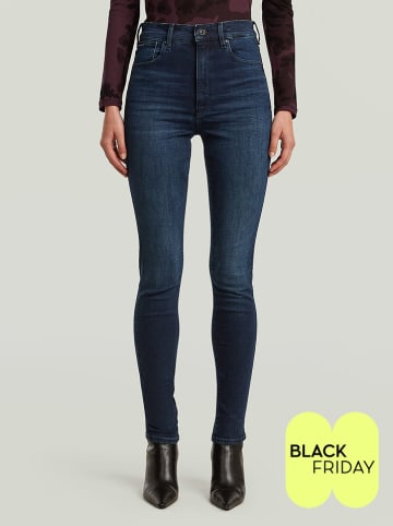 G-Star Dżinsy - Skinny fit - w kolorze granatowym