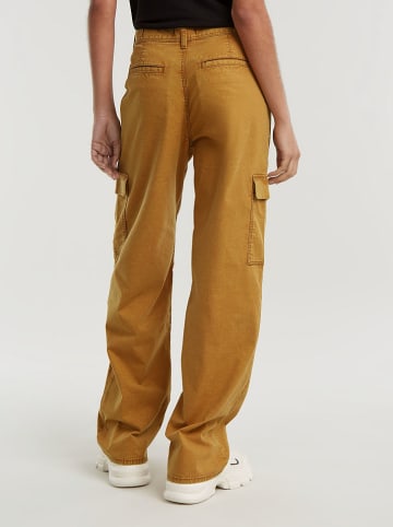 G-Star Bojówki w kolorze musztardowym