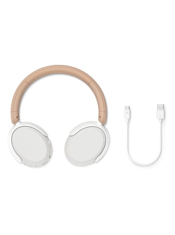 Philips Słuchawki nauszne Bluetooth "TAK5500AL" w kolorze beżowo-białym