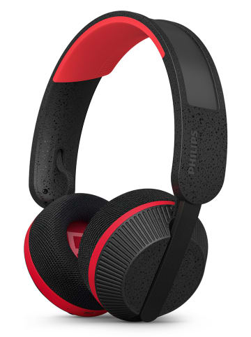 Philips Bluetooth on-ear hoofdtelefoon "TAA6219" zwart/rood