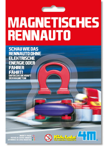 HCM Kinzel Magnetisches Rennauto in Rot/ Blau - ab 5 Jahren