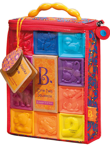 B.toys 10tlg. Bauklötzeset "One Two Squeeze" - ab 12 Monaten
