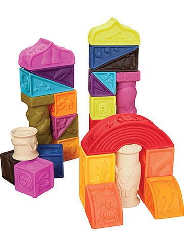 B.toys 26tlg. Bausteine-Set "Elemenosqueeze" - ab 6 Monaten