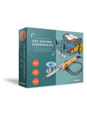 FRANZIS Experimentierset "Roboter-Lötwerkstatt" - ab 14 Jahren