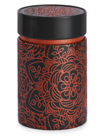 Eigenart 2er-Set: Teedosen "Mandala" in Orange/ Schwarz/ Beige - 150 g