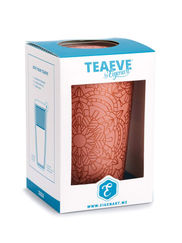 Eigenart Theekop "Mandala" lichtroze - 350 ml