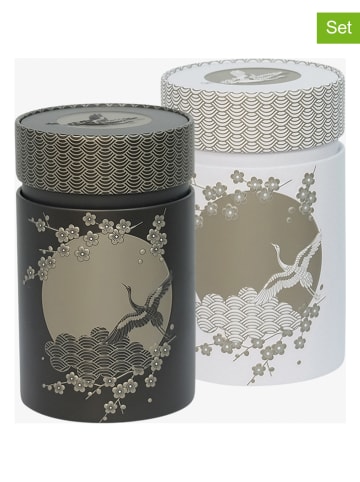 Eigenart 2er-Set: Teedosen "Komorebi" in Gold/ Schwarz - 125 g
