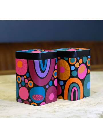 Eigenart 2-delige set: theecontainers "Cheerful" meerkleurig - 100 g