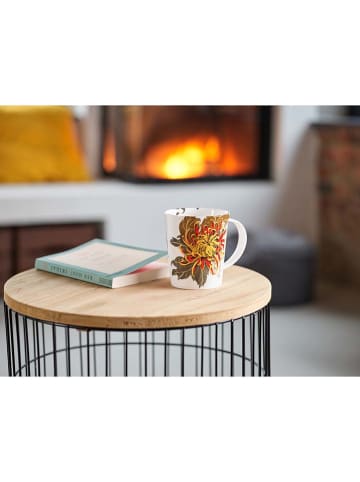 Eigenart Teetasse "Kiku" in Weiß/ Gelb/ Grün - 500 ml