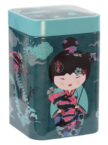 Eigenart 2er-Set: Teedosen "Sweet Little Geisha" in Dunkelblau/ Grün - 100 g