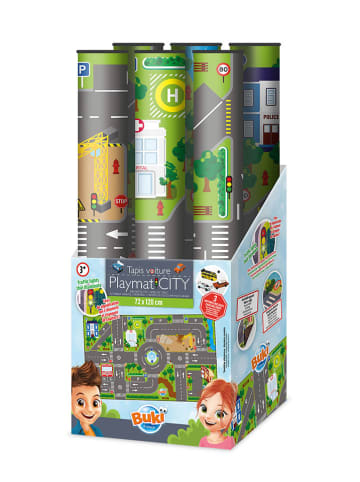 BUKI Spieldecke "Car" in Bunt - ab 3 Jahren - (L)120 x (B)72 cm