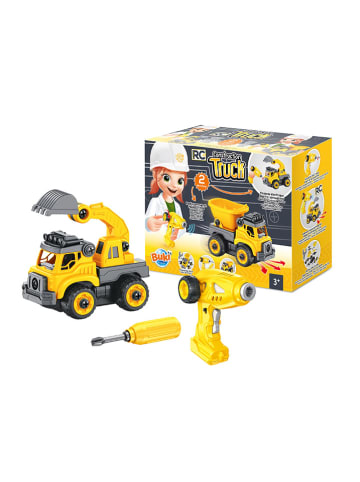 BUKI Zestaw "Construction Truck R/C" w kolorze żółtym do majsterkowania - 3+