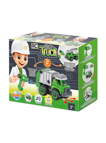 BUKI Zestaw "Waste Truck R/C" w kolorze zielonym do majsterkowania - 3+