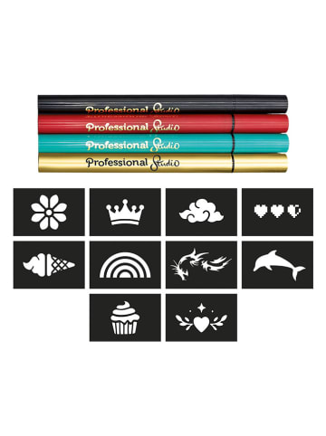 BUKI Kosmetyczne flamastry "Tattoos Pens - Gold" - 7+