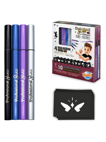 BUKI Kosmetische Filzstifte "Tattoos Pens - Silver" - ab 7 Jahren