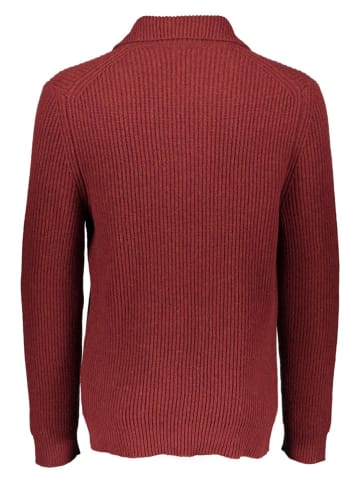 Maerz Muenchen Wollpullover in Bordeaux
