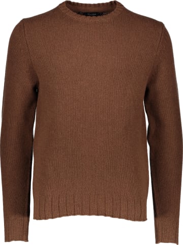 Maerz Muenchen Wollpullover in Dunkelbraun