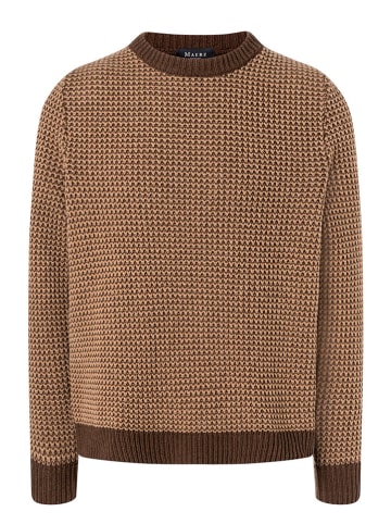 Maerz Muenchen Wollpullover in Hellbraun