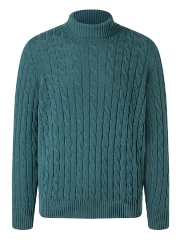 Maerz Muenchen Wollrollkragenpullover in Petrol