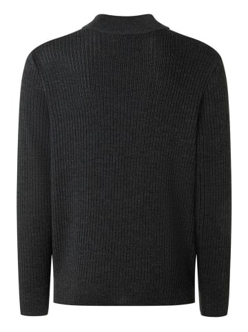 Maerz Muenchen Wollpullover in Anthrazit