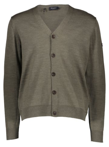 Maerz Muenchen Wollcardigan in Khaki