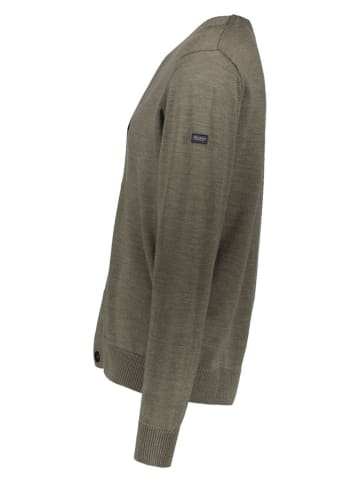 Maerz Muenchen Wełniany kardigan w kolorze khaki