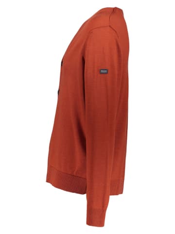 Maerz Muenchen Wollcardigan in Rotbraun